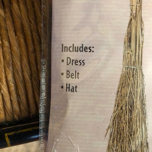 woman Ruffle Witch costume in black and cooper - Picture 4 of 5